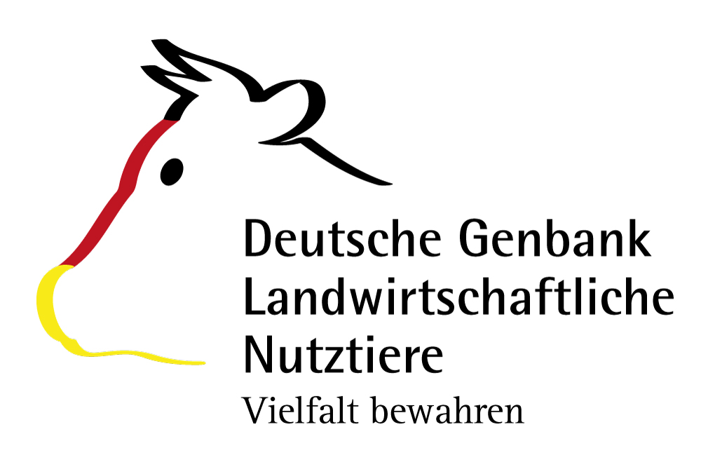 Logo German gene bank of farm animals. Mouse click leads to enlarged view