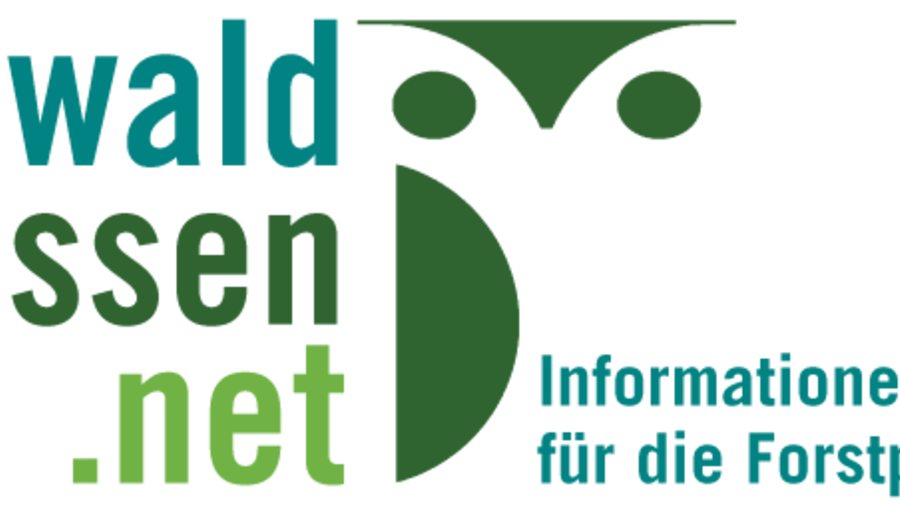 Das Bild zeigt das Logo der Plattform waldwissen.net.
