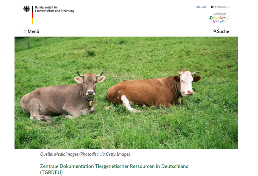 Startseite Tiergenetische Ressourcen