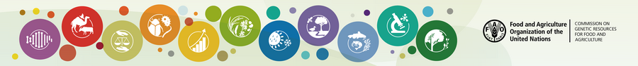 Logo: Commission on genetic ressources for food and agriculture.