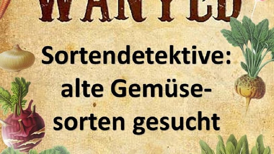 Plakat zur Aktion "Sortendetektive"