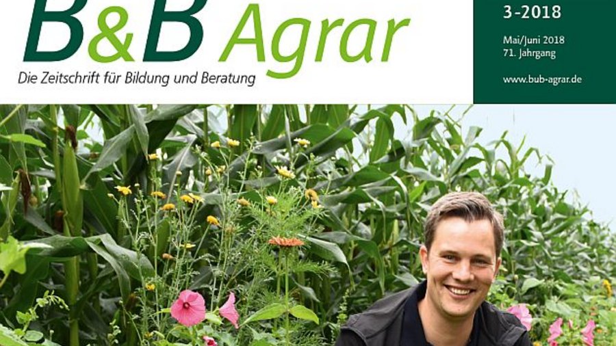 Ausschnitt des Titelblatts der B&B Agrar Mai/Juni 2018