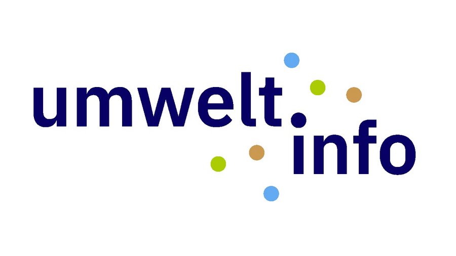 Das Bild zeigt das Logo des Internetportals umwelt.info.