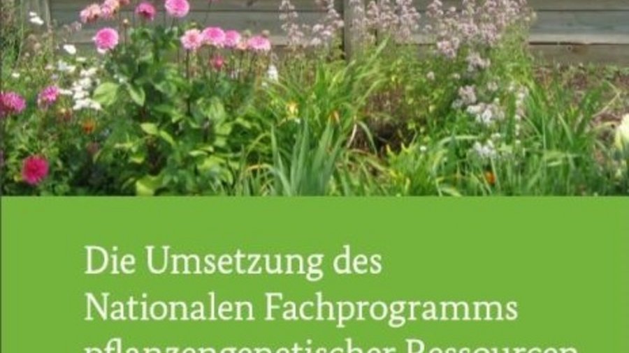 Titelseite Geschäftsbericht Beratungs- und Koordinierungsausschuss für genetische Ressourcen landwirtschaftlicher und gartenbaulicher Kulturpflanzen
