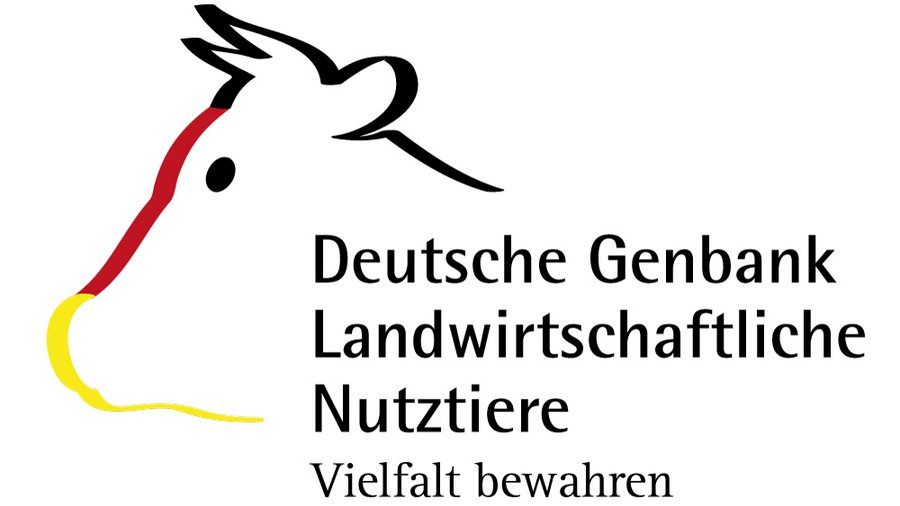 Logo Deutsche Genbank landwirtschaftlicher Nutztiere. Mausklick führt zur vergrößerten Ansicht